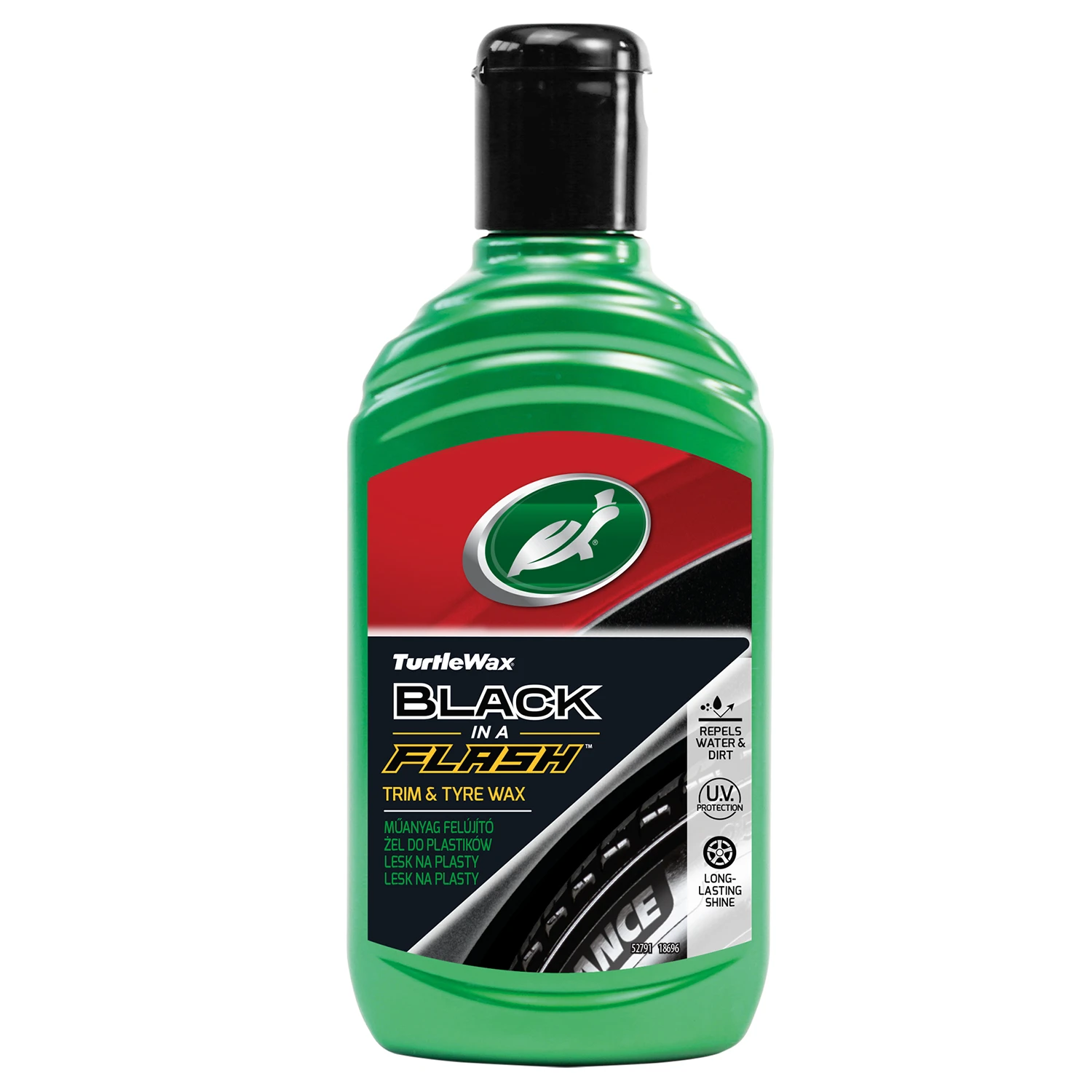 Поліроль-реставратор для гуми та пластику TURTLE WAX Black In a Flash 300 мл (52855)