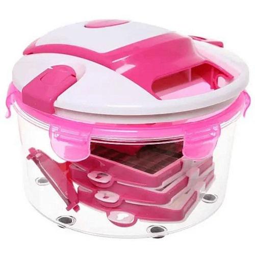 Овощерезка Multi Salad Chef 13в1 Розовый (GR- 100_310)