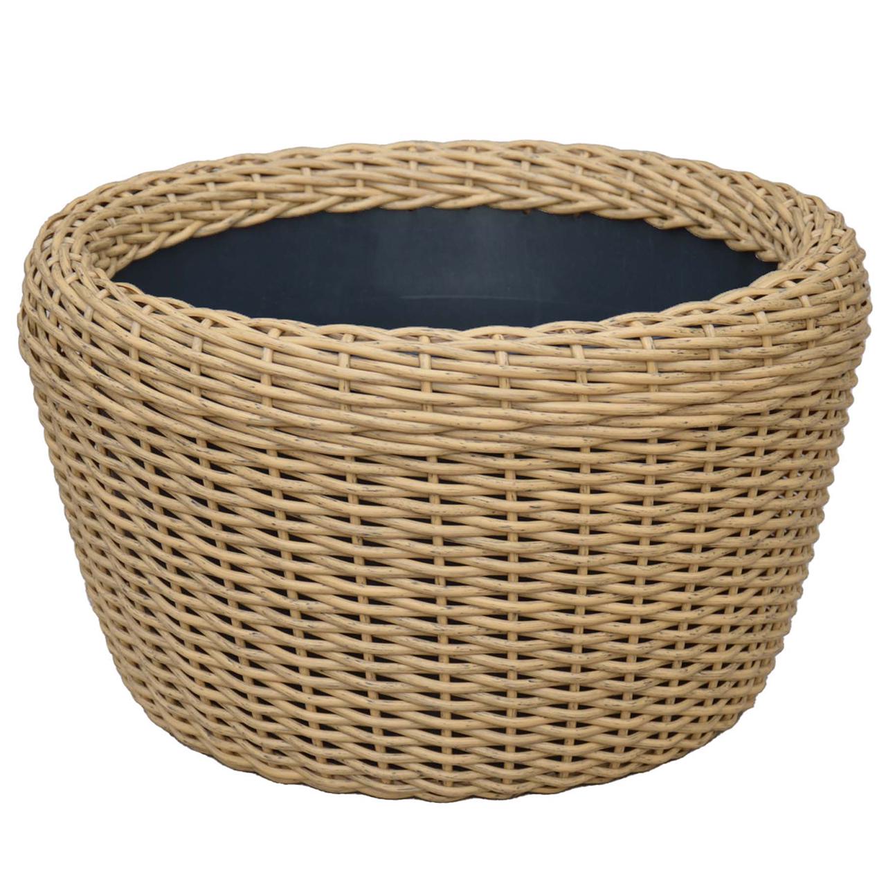 Кашпо большое для растений и цветов из искусственного ротанга/ручной работы 45 л Дерево (12343576) - фото 1 Кашпо большое для растений и цветов из искусственного ротанга/ручной работы 45 л Дерево (12343576) - фото 1