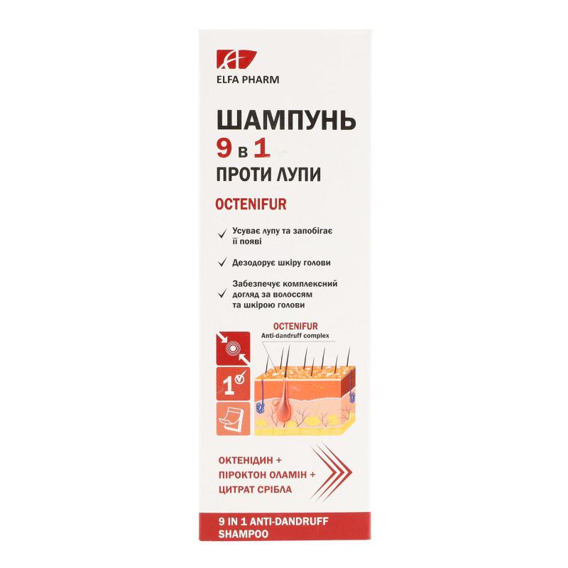 Шампунь Elfa Pharm Octenifur 9в1 проти лупи 200 мл (5901845509077)