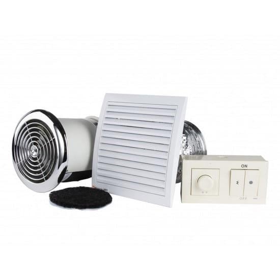 Установка припливно-витяжна Екосвіжість 03 Стандарт 45-70 кб/год з підігрівом Білий