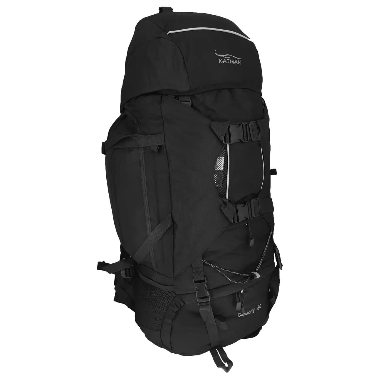 Рюкзак KAIMAN туристический 80 л Черный (R000291)