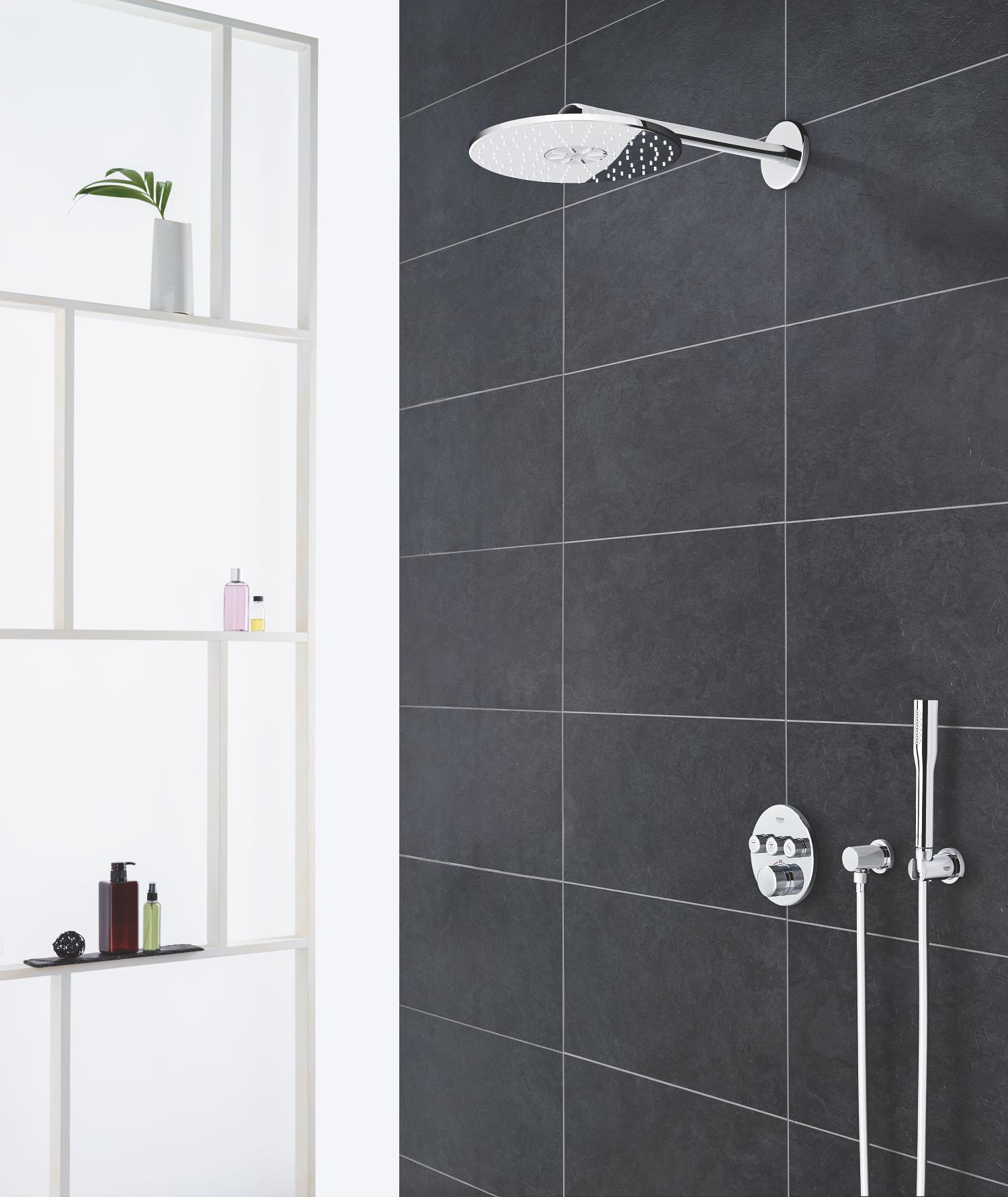 Душова система Grohe Grohtherm SmartControl прихованого монтажу з термостатом (34705000) - фото 3 Душова система Grohe Grohtherm SmartControl прихованого монтажу з термостатом (34705000) - фото 3