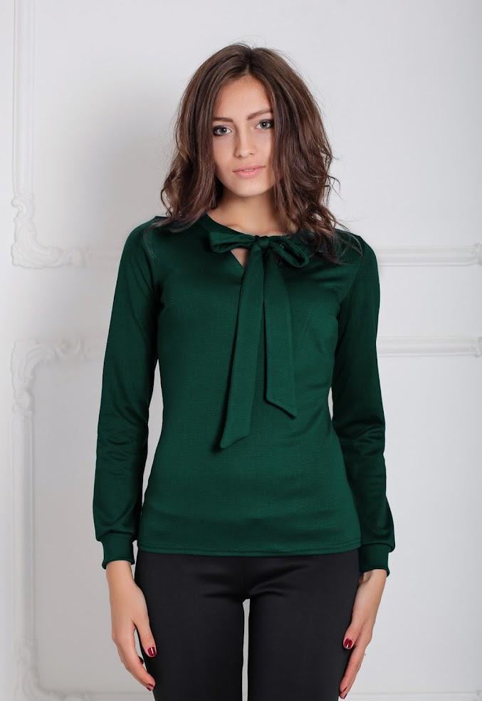 Блузка женская Podium Gabliela 20480-DARKGREEN S Зеленый