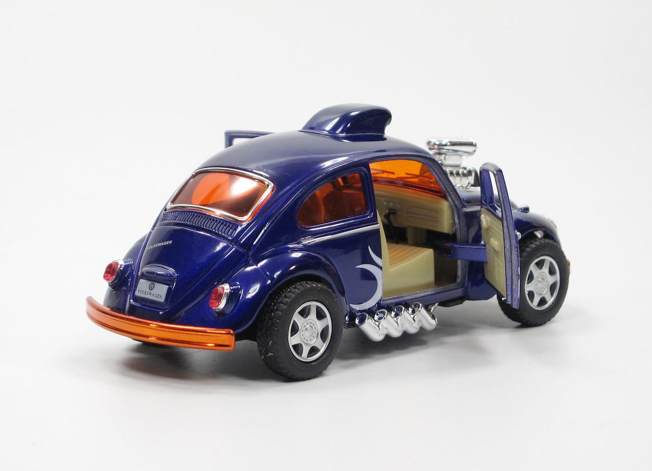 Машинка Kinsmart металева Volkswagen Beetle Custom Dragracer (KT5405W) - фото 5