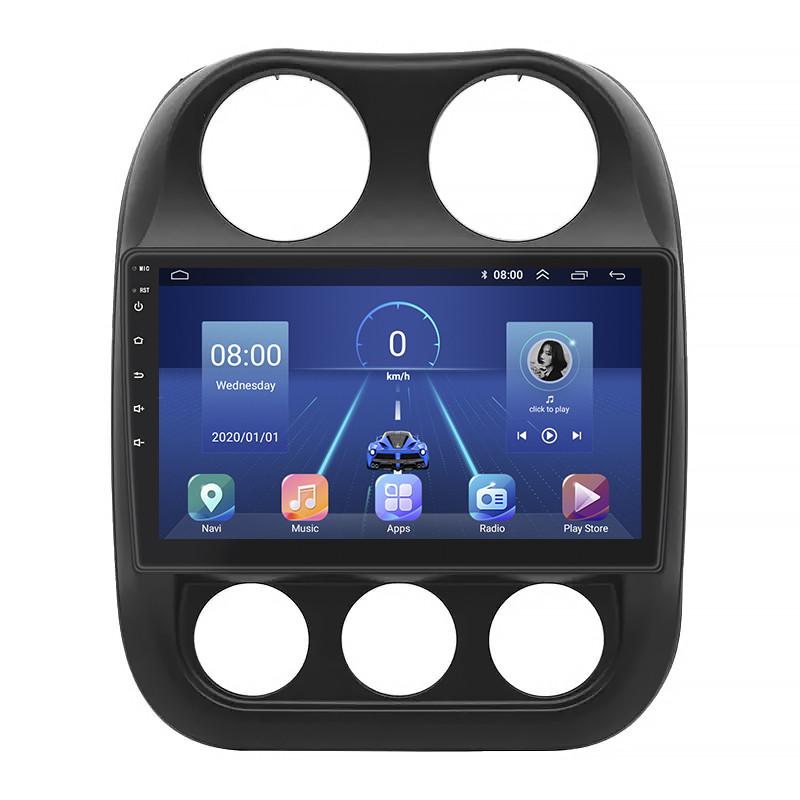 Автомагнитола штатная Lesko для Jeep Compass I Рестайлинг 2010-10" 6/128Gb 4G/Wi-Fi/GPS Автомагнитола штатная Lesko для Jeep Compass I Рестайлинг 2010-10" 6/128Gb 4G/Wi-Fi/GPS