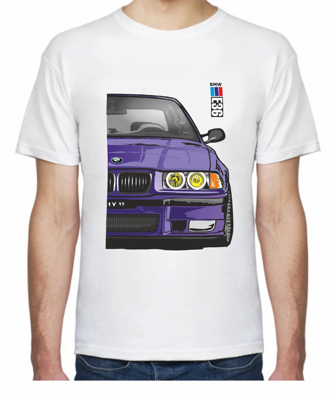 Футболка мужская Avtolife BMW E36 MotorSport FR 507536 XXL Белый (2494944165)