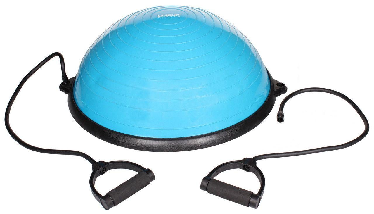 Балансировочная полусфера LiveUp BOSU BALL 58 см Голубой (LS3570) - фото 1