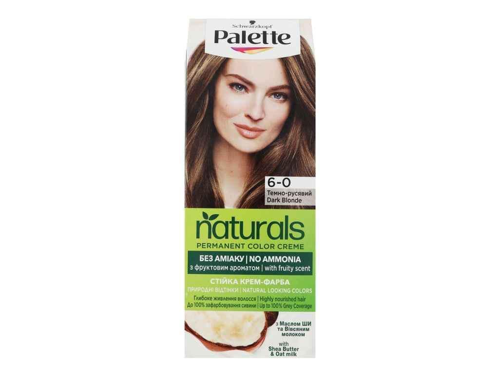 Фарба для волосся Palette Naturals 6-0 Темно-русявий (841476) - фото 1 Фарба для волосся Palette Naturals 6-0 Темно-русявий (841476) - фото 1