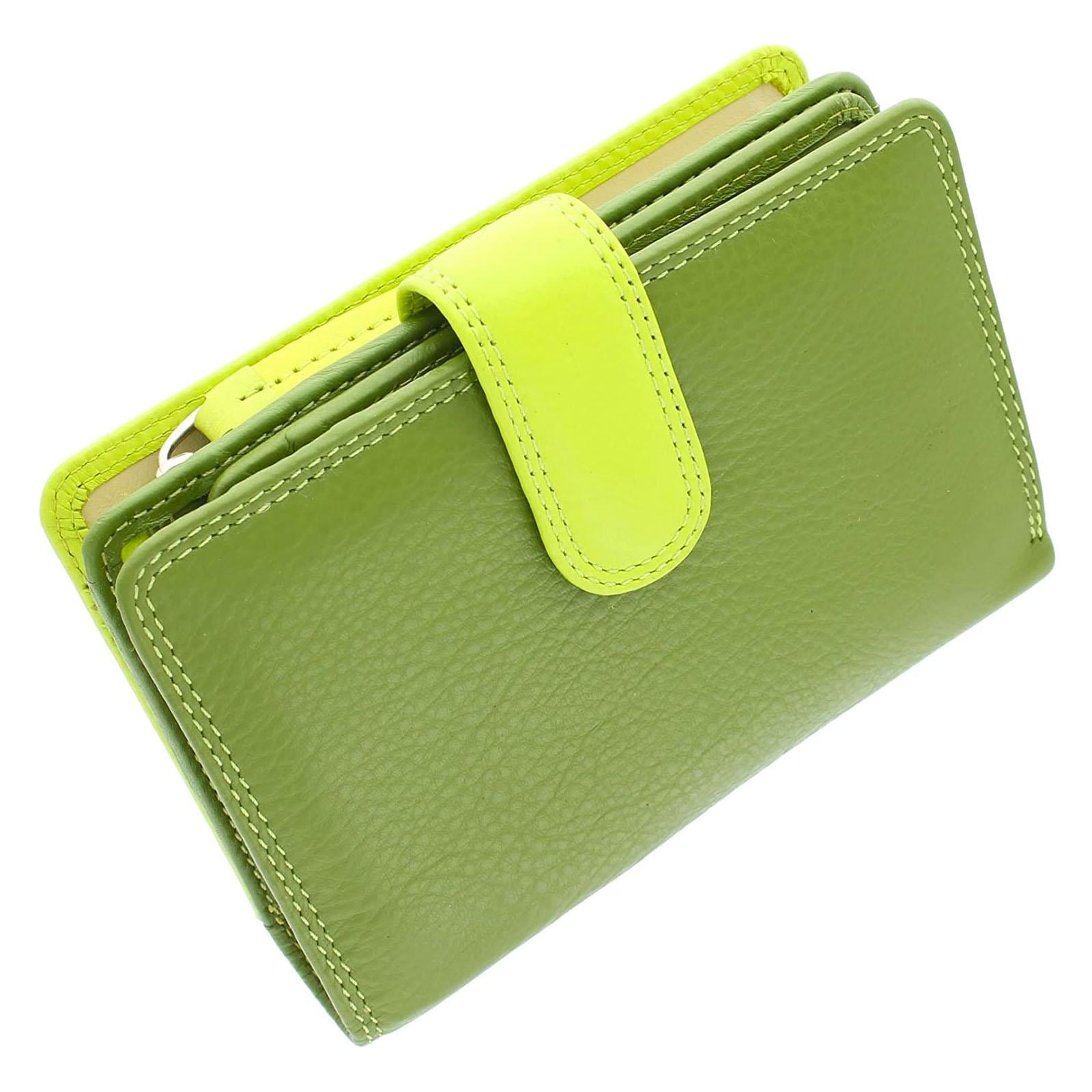 Кошелек женский кожаный Visconti RB51 - Fiji Lime multi