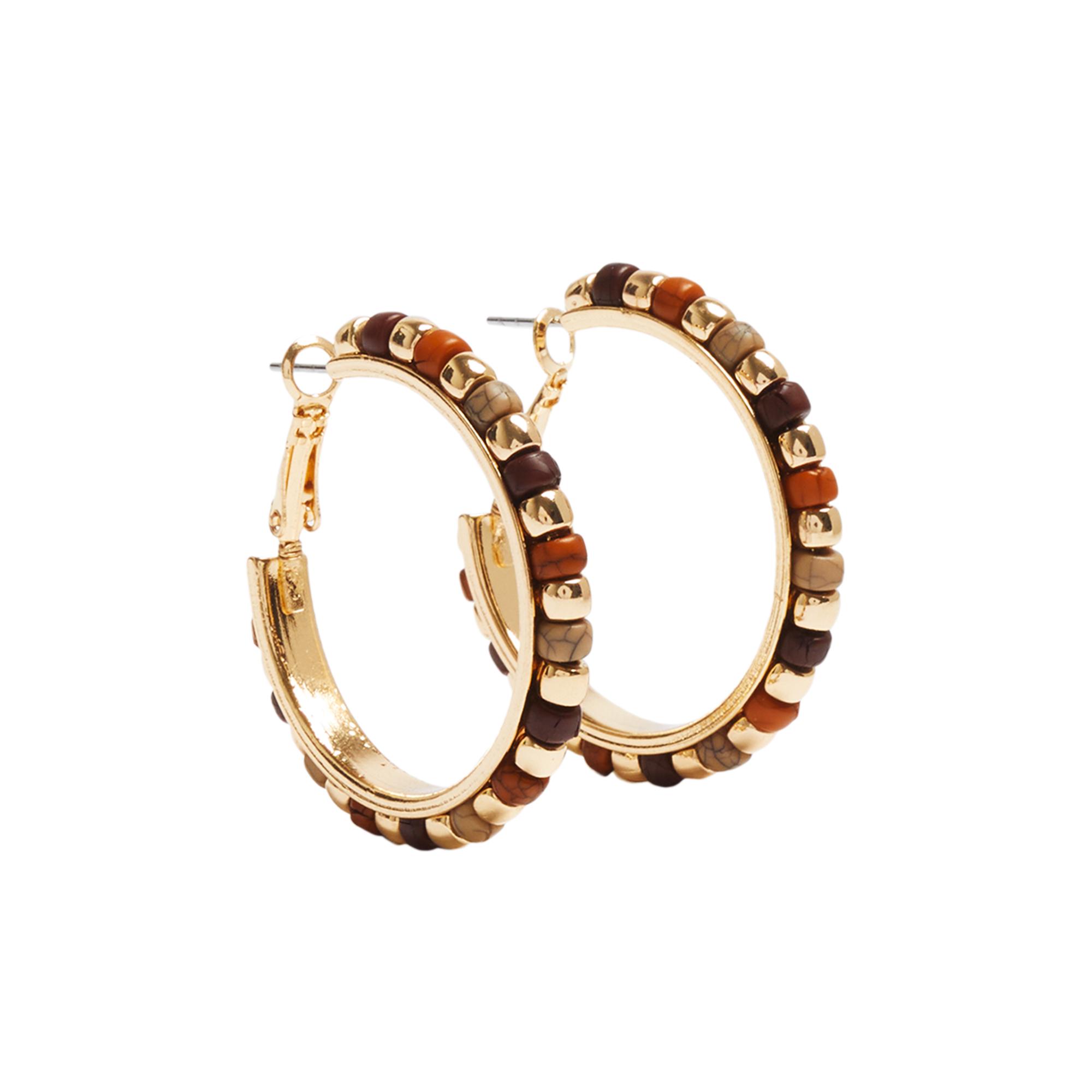 Серьги женские Parfois 195873 ONE Коричневый