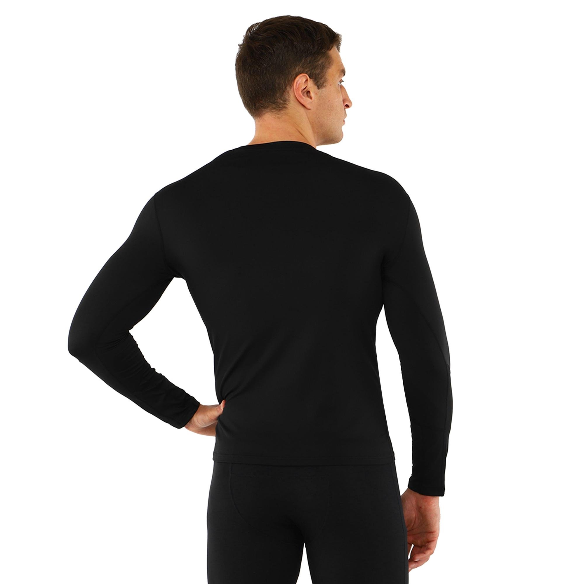 Компресійна футболка чоловіча LIDONG UA-508 з довгим рукавом M зріст 165-170 см Чорний (6936116101371) - фото 3 Компресійна футболка чоловіча LIDONG UA-508 з довгим рукавом M зріст 165-170 см Чорний (6936116101371) - фото 3