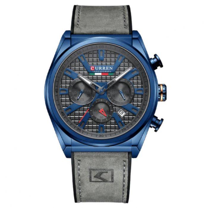 Часы наручные мужские Curren Apollo Grey (2408)