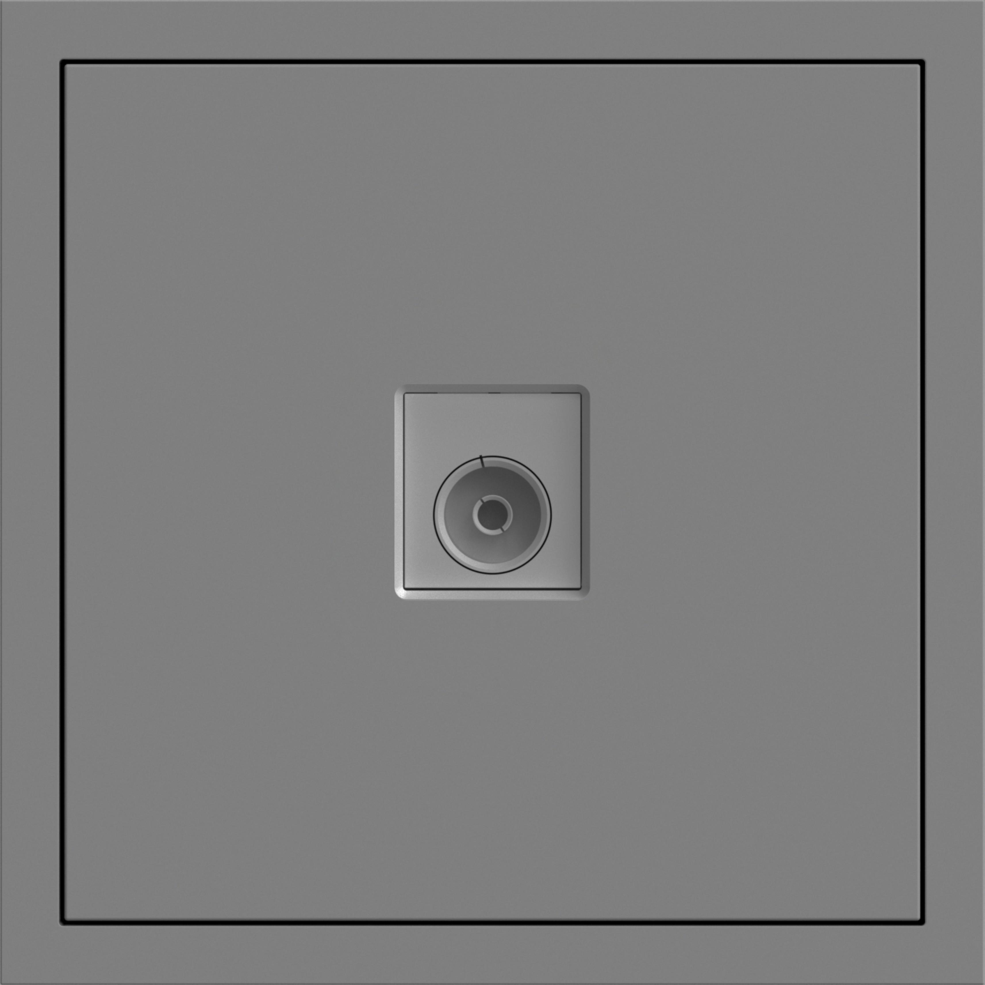 Розетка TV одинарная ARDERO Soft Серый (ER141TV-G)