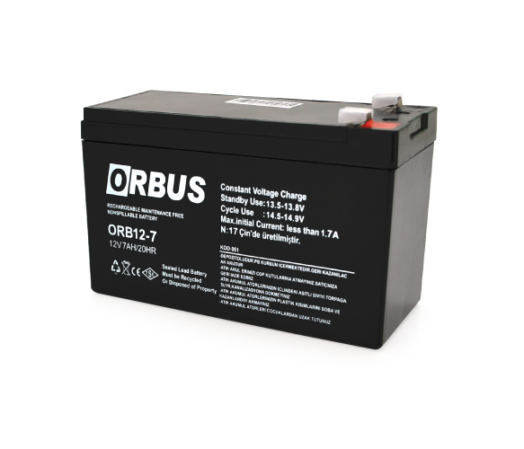 Аккумуляторная батарея Orbus ORB1270 AGM 12V 7Ah (1866638966)