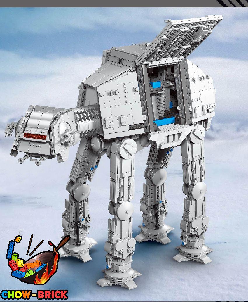 Конструктор Star Wars Крокоход AT-AT 2192 дет. (29206983) - фото 3 Конструктор Star Wars Крокоход AT-AT 2192 дет. (29206983) - фото 3