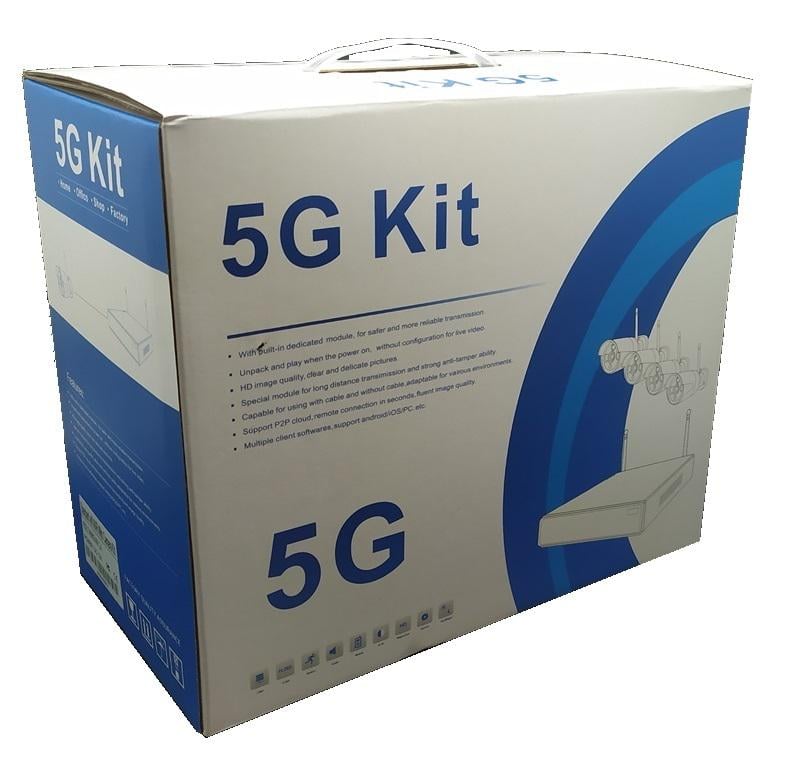 Набір відеоспостереження 5G Wi-Fi 4 камери без монітора KIT 39 6 (MER-11532_4834)