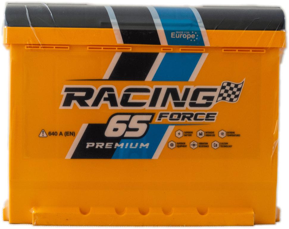 Акумулятор Force Racing Premium 65 пряма плюс зліва 640 A (000034007)