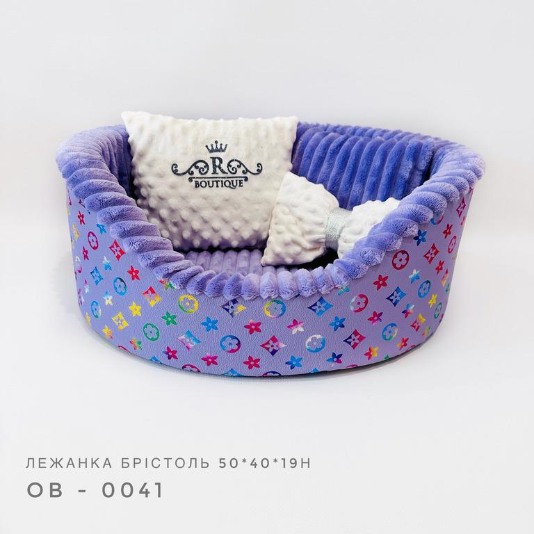 Лежанка для собак Amore mio Cane Брістоль до 3 кг 50х40х19 см (ОВ-0041) - фото 3