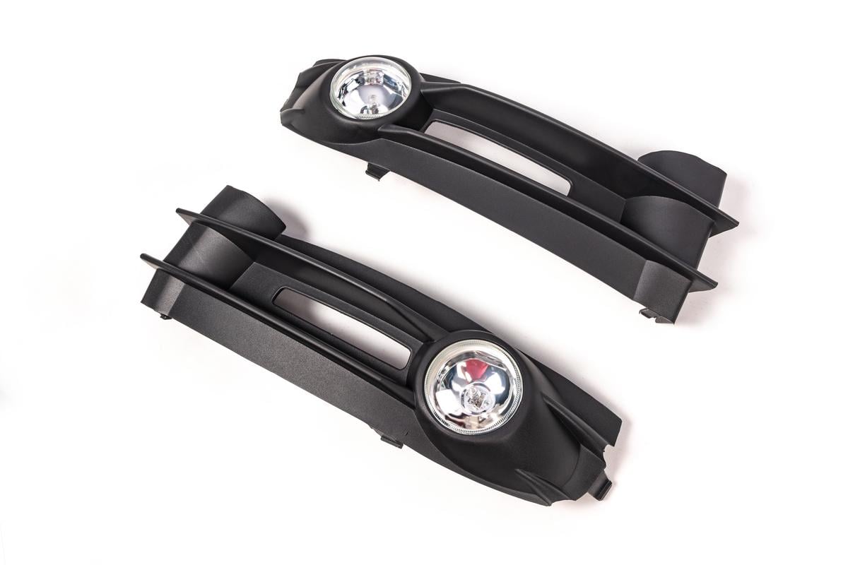 Комплект противотуманок GPlast для Volkswagen Caddy 2004-2010 гг. abs-пластик Черный
