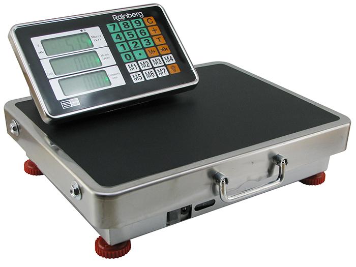 Бездротові платформні ваги Rainberg RB-200KG нержавіюча сталь Бездротові платформні ваги Rainberg RB-200KG нержавіюча сталь