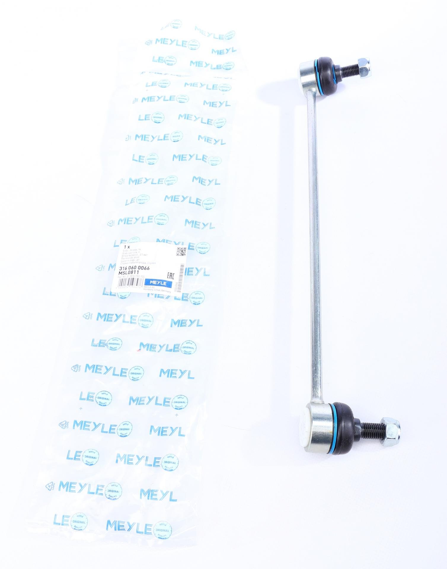 Тяга стабилизатора переднего R BMW X5 E53 00-06 358mm - 316 060 0066 MEYLE