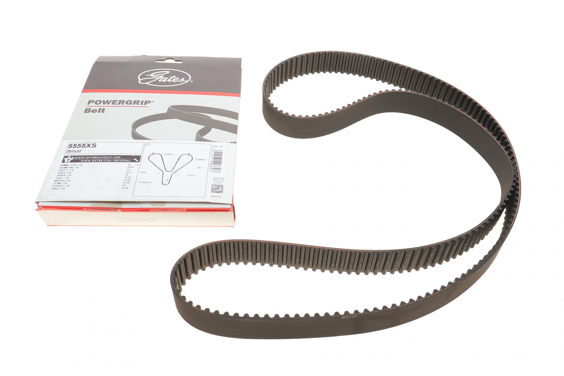 Ремінь ГРМ Kia Sportage/Hyundai Santa Fe/Sonata/Tucson 2.7 00- 32x207z (5555XS GATES)