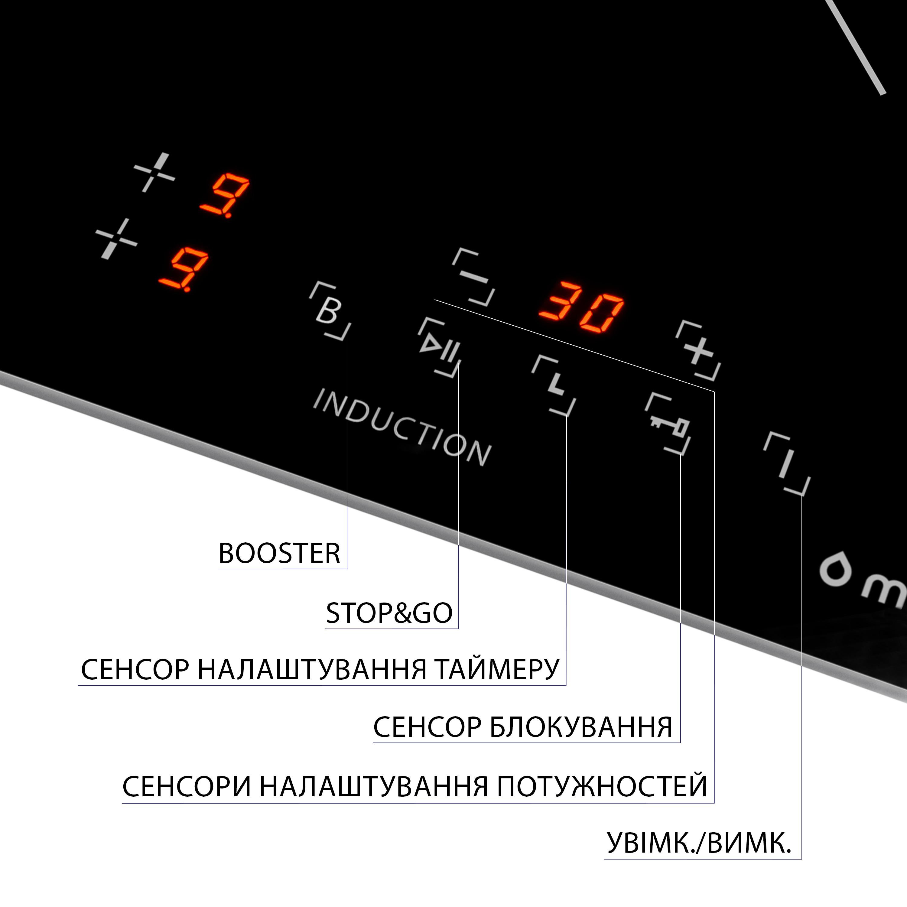 Варильна поверхня індукційна Domino Minola MI 3037 KBL - фото 6