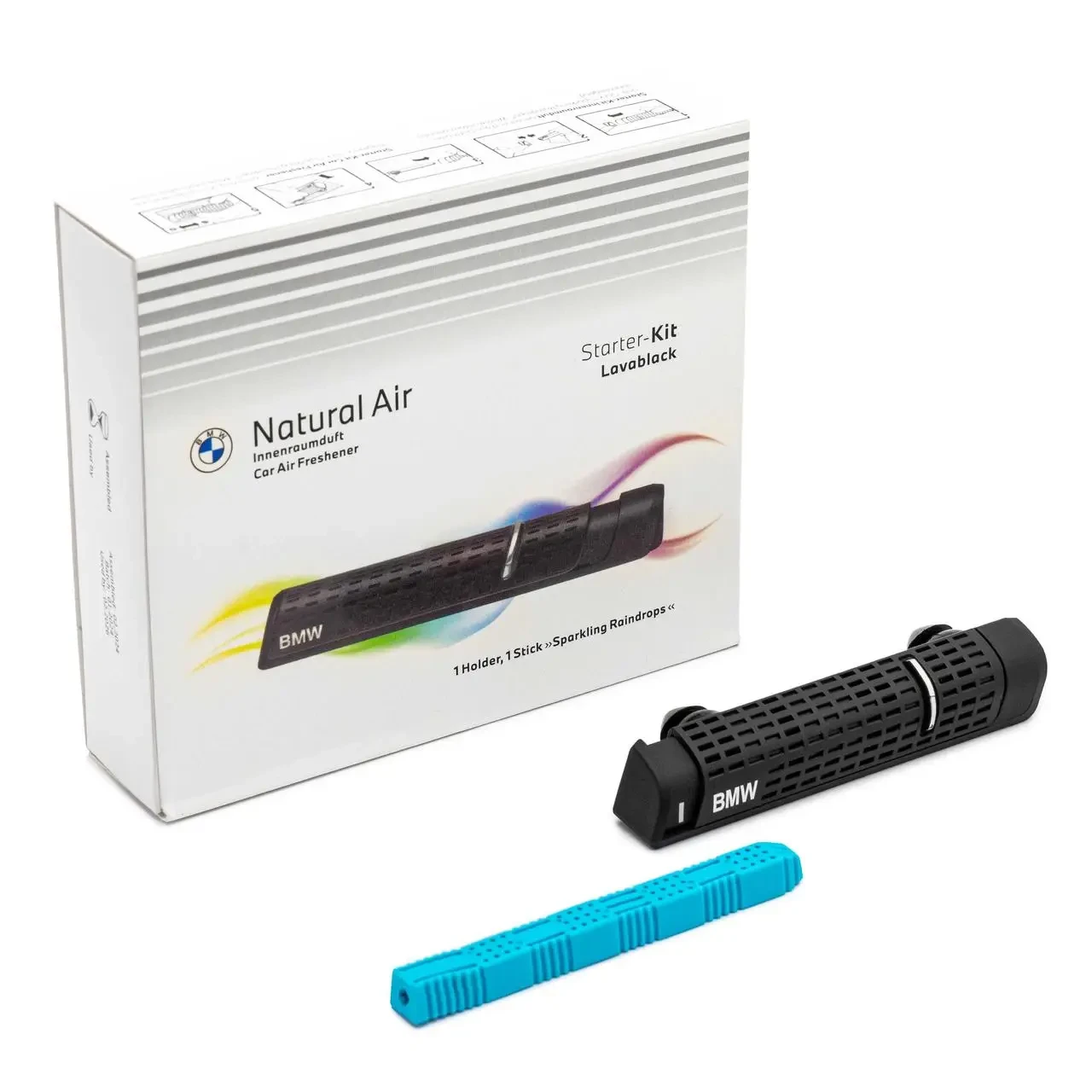 Ароматизатор BMW Natural Air Starter-Kit Lavablack Черный (2524975740)