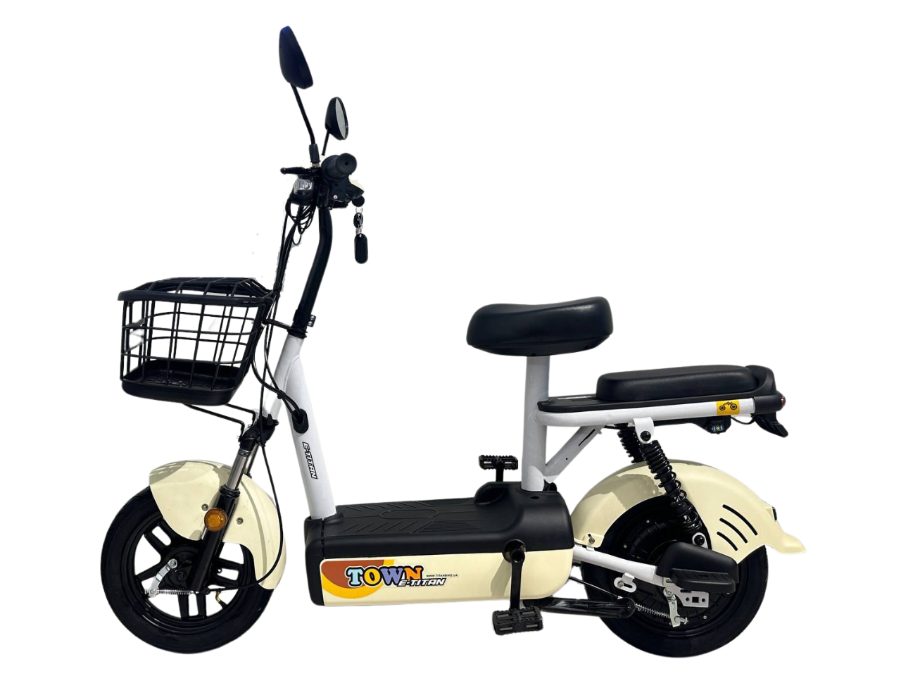 Електроскутер E-Titan Town 14" Жовтий
