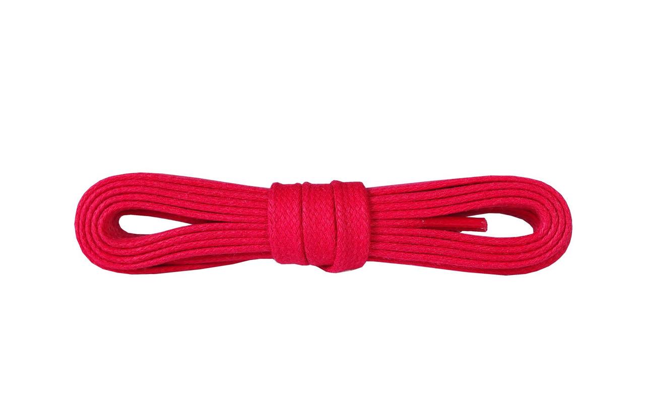Шнурки для обуви Kaps вощеные плоские 90 см Красный