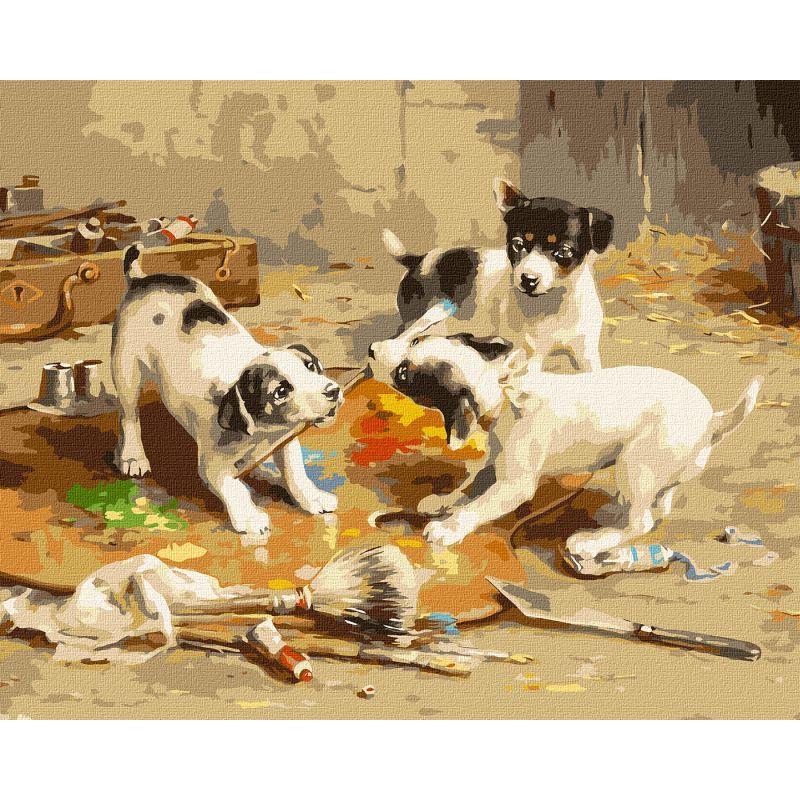 Картина за номерами Ideyka Маленькі художники KHO4357 40x50 см (RLT26251)