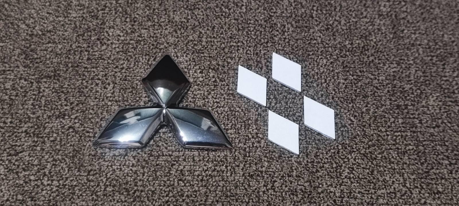 Логотип на кермо Mitsubishi Outlander 3/ASX/Eclipse Cross Хром (27503961) - фото 8