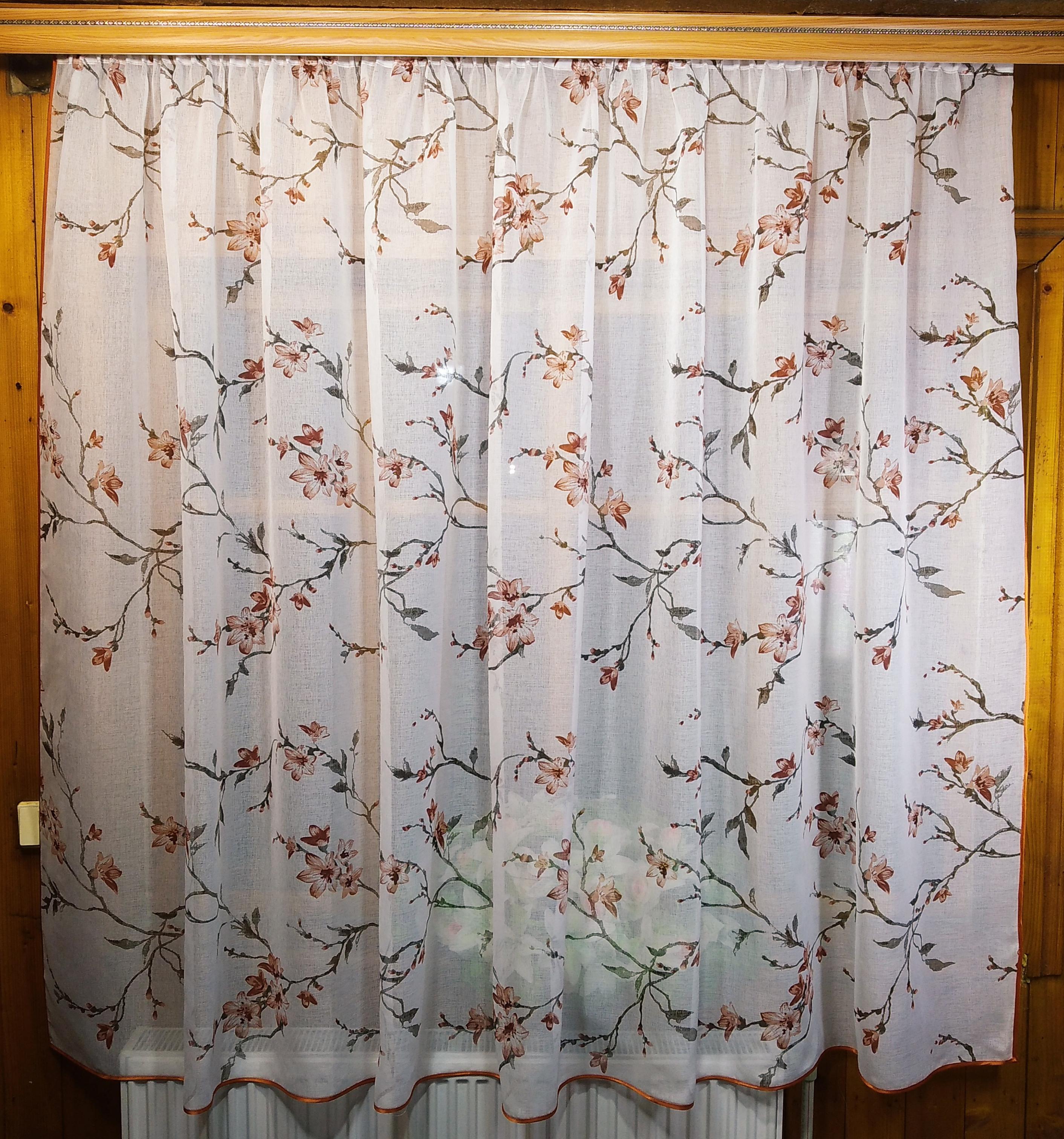 Штори Класик теракотова гілочка