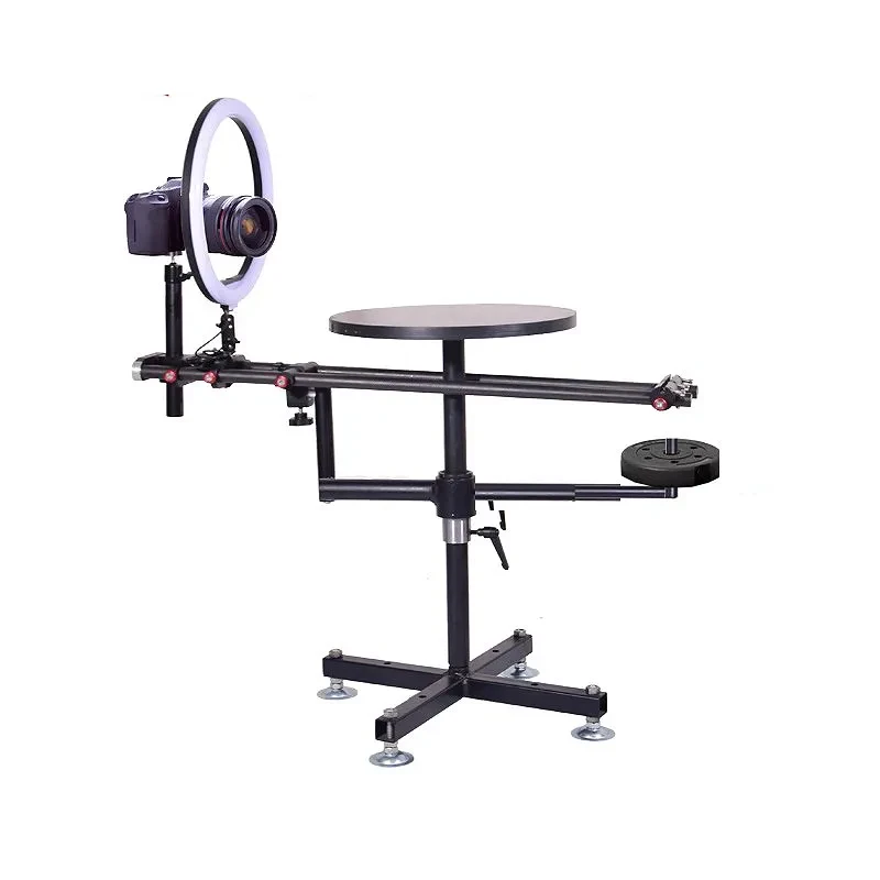 Платформа поворотная JingYing-02 с креплениями и Led светом d 40 см до 80 кг
