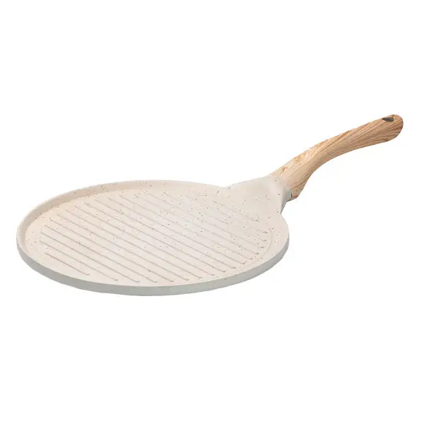 Сковорода для сніданку Breakfast алюмінієва з антипригарним покриттям 26,5 см Бежевий (147-107- HP39581W)