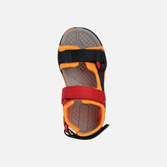 Сандалии Geox Borealis р. EUR 34 Orange/Red (14027761) - фото 5