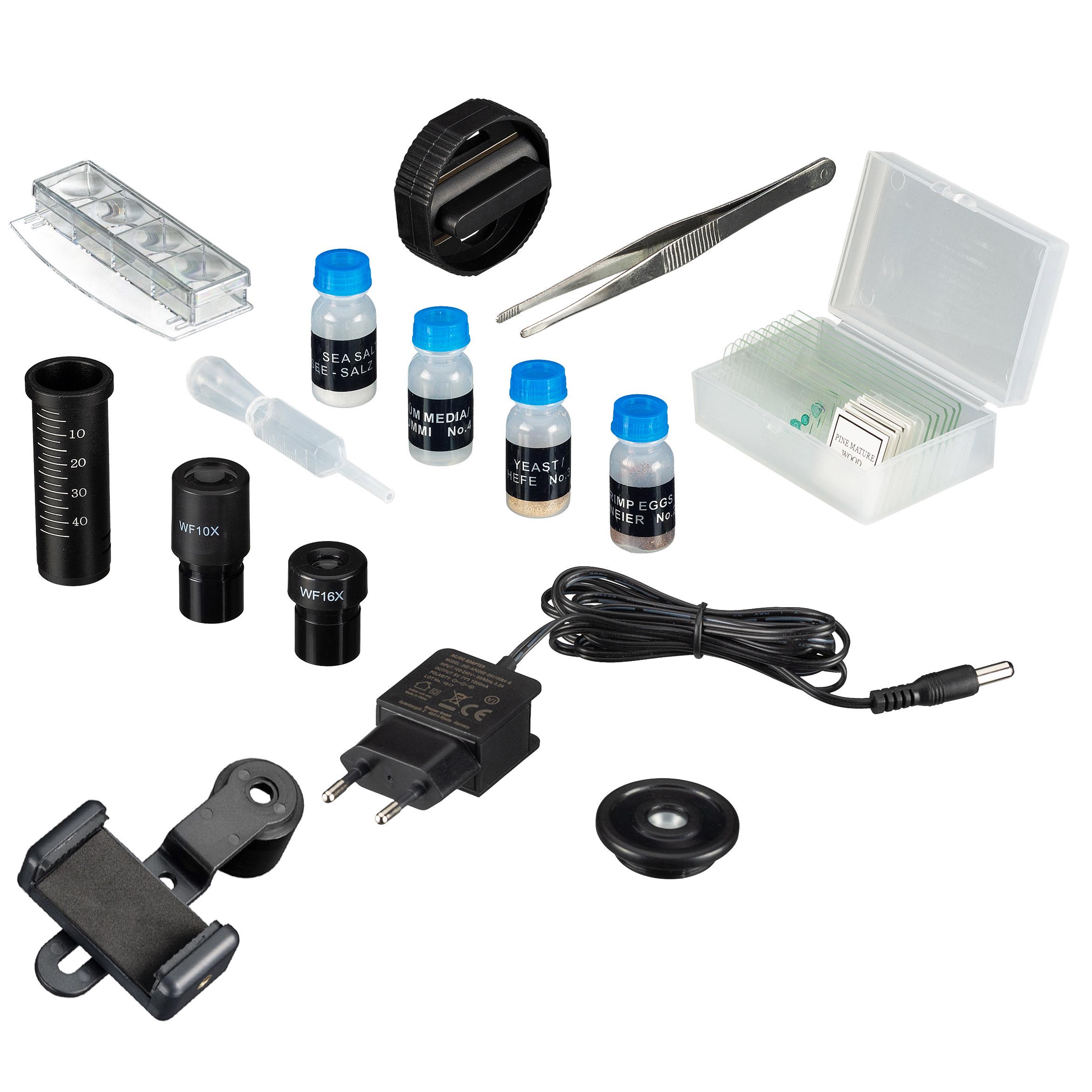 Мікроскоп Bresser Junior Biolux CA 40x -1024x з адаптером для смартфона + кейс (8855002) - фото 6