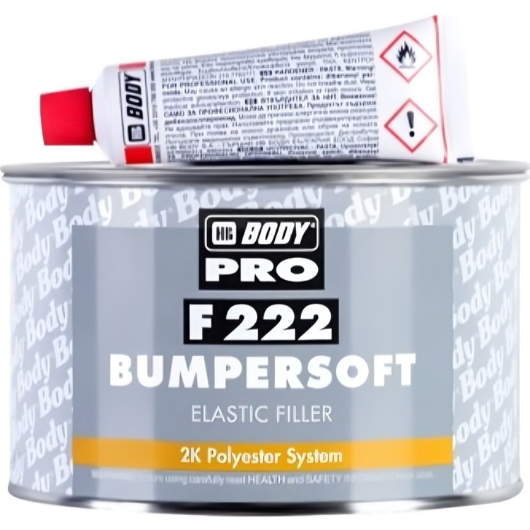 Шпатлевка по пластику Body HB F222 Bumpersoft 1 кг