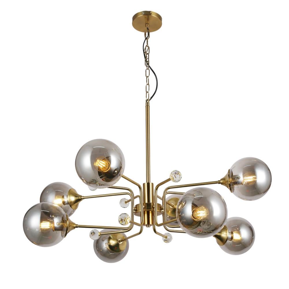 Люстра Levistella 7529802-6 BK+CL Молекула на шесть плафонов Черный/Прозрачный (2196766656) Люстра Levistella 7529802-6 BK+CL Молекула на шесть плафонов Черный/Прозрачный (2196766656)