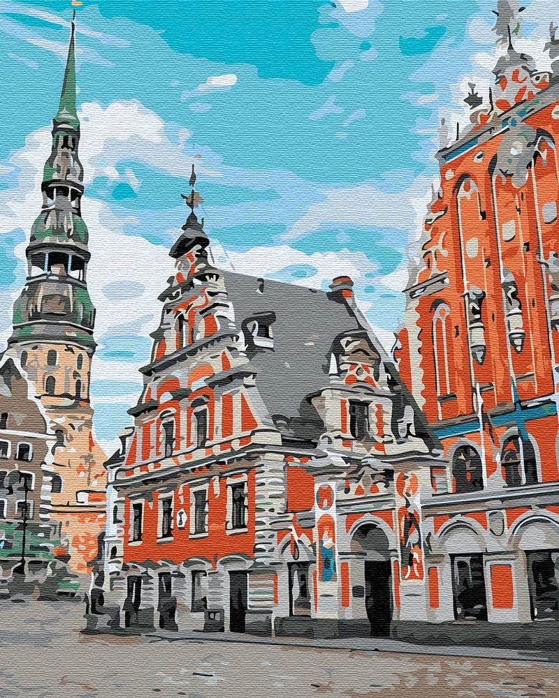 Картина по номерам Brushme GX30458 Тихий город 40x50 см (1438279636)