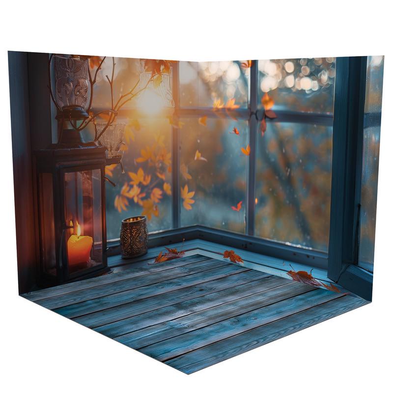 Фотофон виниловый угловой Frontlit стена/пол 120х120 см 450 г/м2 №58318 (58318-120)