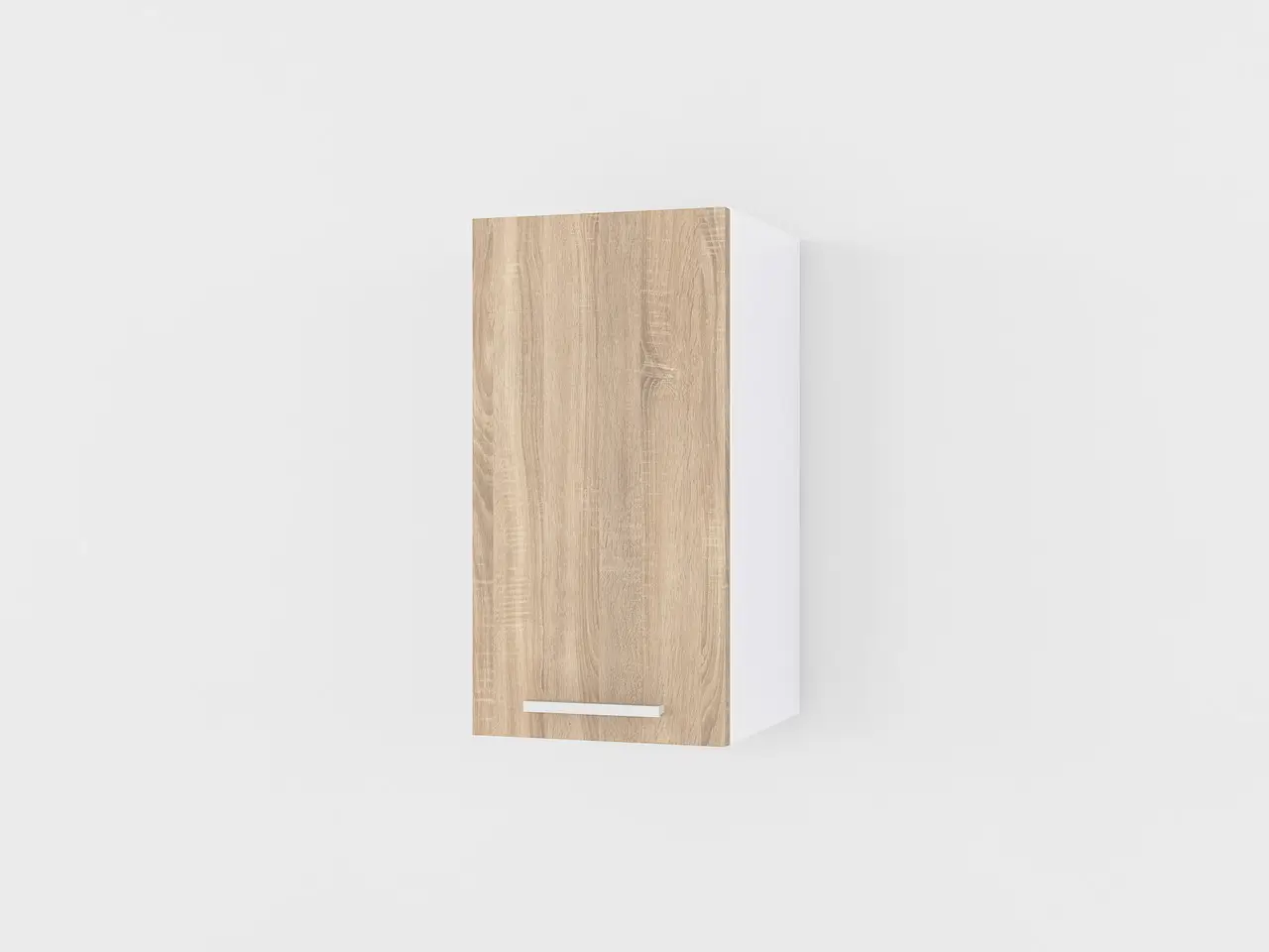 Шкаф навесной Opendoors 300 мм Дуб Сонома/Белый (М8)