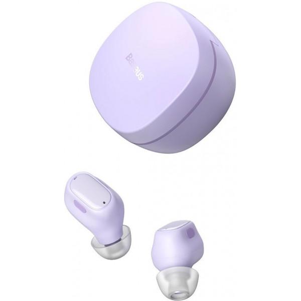 Наушники Baseus Bluetooth Encok TWS WM01 Фиолетовый (NGWM01-05)