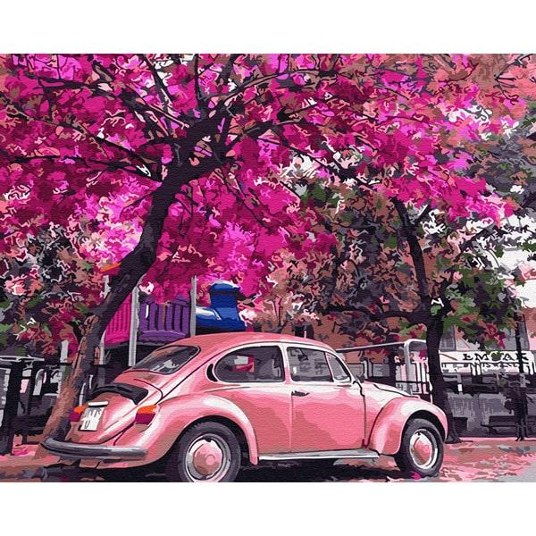 Картина по номерам Brushme BS32366 Цветущая парковка 40х50 см (1377061454) Картина по номерам Brushme BS32366 Цветущая парковка 40х50 см (1377061454)