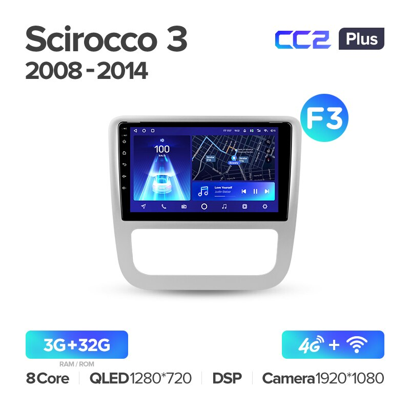 Автомагнитола штатная Teyes CC2 Plus для Volkswagen Scirocco 3 III Mk3 2008-2014 Android (1739874761) - фото 2