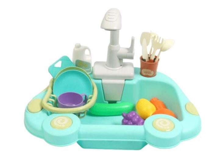 Дитячий ігровий набір Кухня у формі машини 19 деталей Синій (1305a7bc)