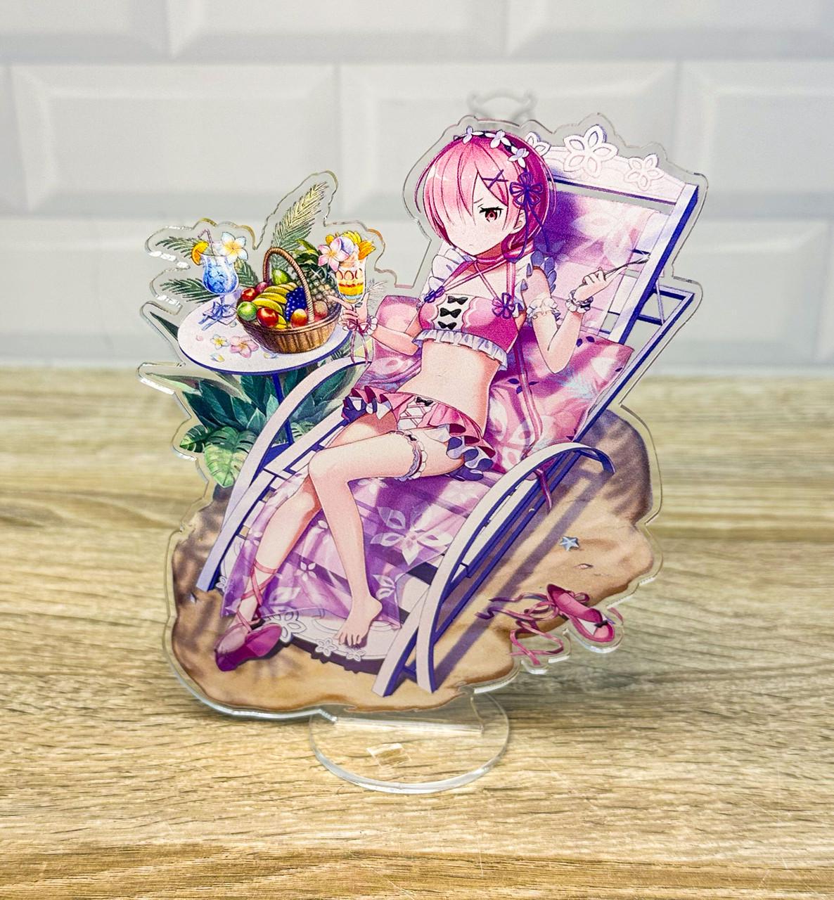 Фигурка коллекционная акриловая Аниме Re Zero Рам 15 см (2123033723)