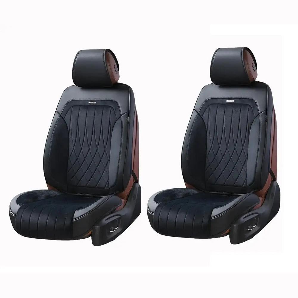 Чехлы Elegant 700 236 MODENA передние алькантара/искусственная кожа 3D Черный (520134)