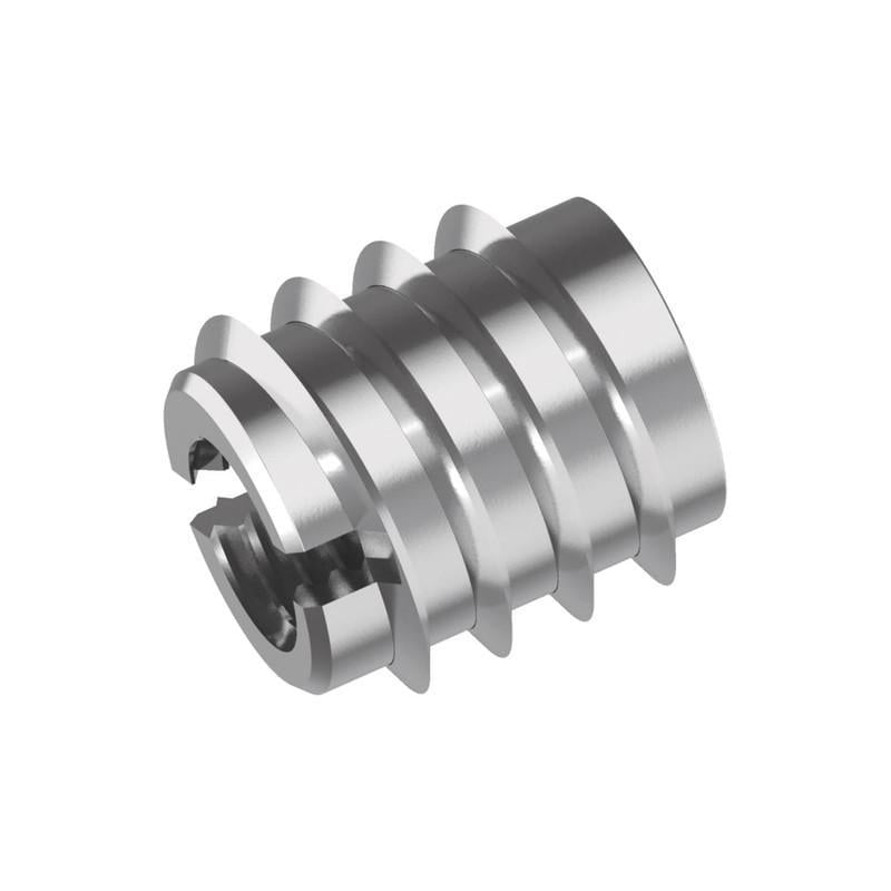 Гайка врізна меблева Metalvis М4 8х10 сталь крок 0,7 під біту SL5.5 цинк 50 шт. Білий (3ME2000003ME401020) - фото 1 Гайка врізна меблева Metalvis М4 8х10 сталь крок 0,7 під біту SL5.5 цинк 50 шт. Білий (3ME2000003ME401020) - фото 1